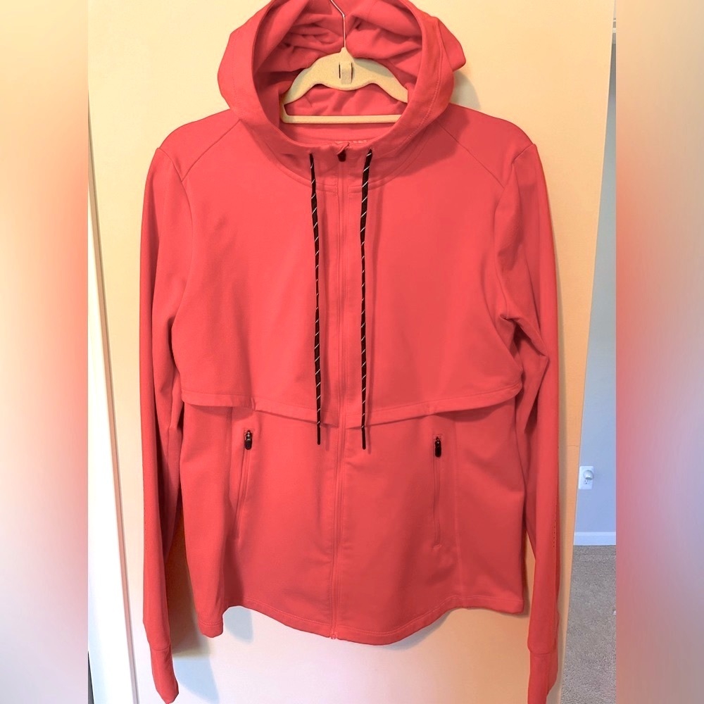 Zella Zip up hoodie size Large